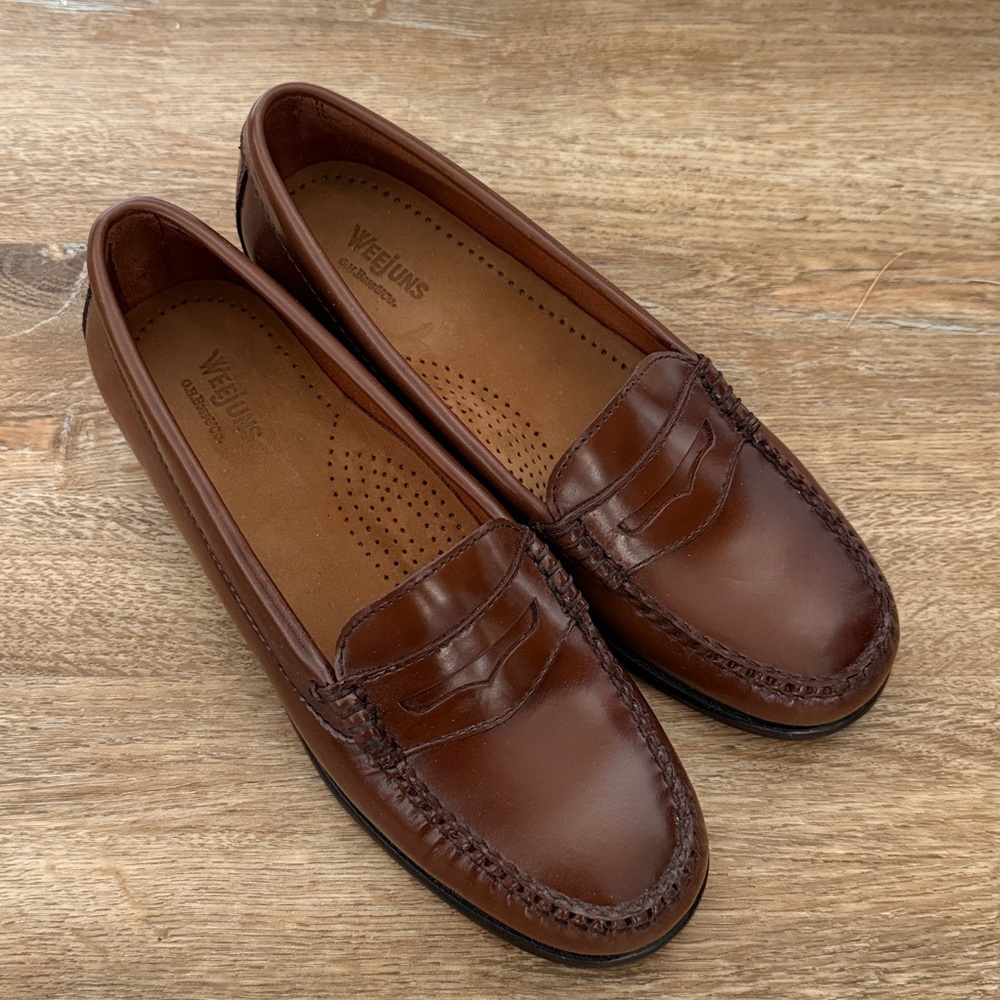Bass Weejuns Wayfarer Weejun Penny Loafer Brown Size Women's 6 M